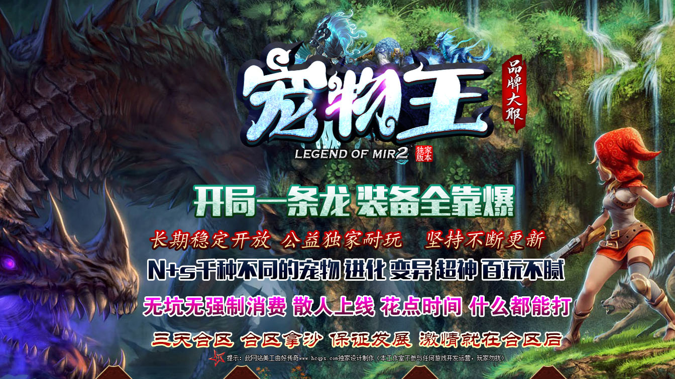 新宠物王单职业传奇版本